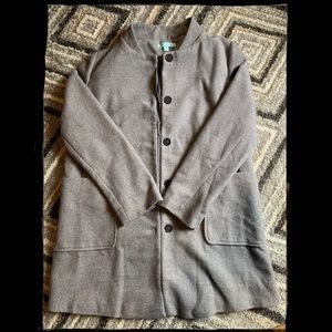 Grey Mock Pea Coat